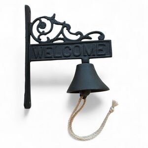 Cast Iron Wall Mount Welcome Bell 🔔